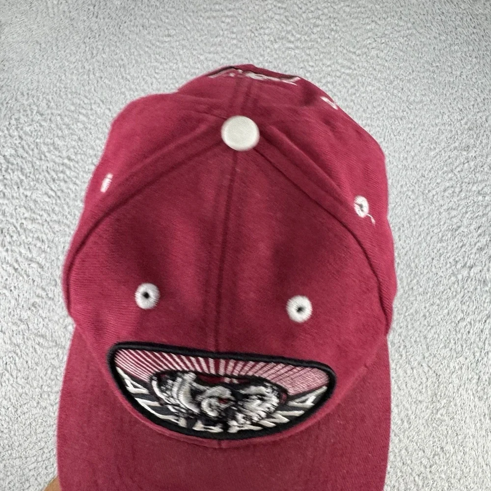 Vintage Alabama Crimson Tide Snapback Hat Maroon Embroidered Patch Logo TOTW